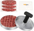 FAVIA Burger Press Patty Maker with 100 Wax Papers Set I Non-Stick Hamburger Meat Mold Ring for Beef Veggie Burger BBQ Barbecue Grill BPA Free Dishwasher Safe
