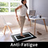 Finchitty Kitchen Mat, Cushioned Anti Fatigue Mat for Kitchen Floor, 17.3"x28", Anti Skid Waterproof Kitchen Rug, Heavy Duty PVC Ergonomic Comfort Mat for Kitchen, Sink, Office and Laundry, Black