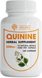SIRUNES Quinine Capsules - Cinchona Officinalis Bark Herbal Supplement for Leg Cramping Relief, Cramp Defense and Overall Digestive Health - All-Natural Quinine Pills, 1000mg, 120 Tablets