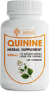 SIRUNES Quinine Capsules - Cinchona Officinalis Bark Herbal Supplement for Leg Cramping Relief, Cramp Defense and Overall Digestive Health - All-Natural Quinine Pills, 1000mg, 120 Tablets