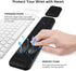JEDIA Keyboard Wrist Rest, Black Memory Foam Mouse Wrist Rest, Ergonomic Keyboard Wrist Rest Support Pad Easy Typing and Pain Relief for Home, Office, Laptop, Desktop Computer, 2 Packs Medium + Small