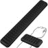 JEDIA Keyboard Wrist Rest, Black Memory Foam Mouse Wrist Rest, Ergonomic Keyboard Wrist Rest Support Pad Easy Typing and Pain Relief for Home, Office, Laptop, Desktop Computer, 2 Packs Large + Small