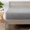 Bare Home Queen Fitted Sheet - Extra Deep Pocket Fitted Sheet - Premium 1800 Microfiber - Ultra-Soft Wrinkle Free - Queen Deep Pocket Fitted Bottom Sheets (Queen - 22" Pocket, Light Grey)