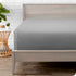 Bare Home Queen Fitted Sheet - Extra Deep Pocket Fitted Sheet - Premium 1800 Microfiber - Ultra-Soft Wrinkle Free - Queen Deep Pocket Fitted Bottom Sheets (Queen - 22" Pocket, Light Grey)