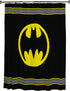 Warner Bros Batman Logo Microfiber Shower Curtain, 70-Inch by 72-Inch