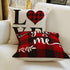 AVOIN Valentine's Day Saying Buffalo Plaid Throw Pillow Cover, 18 x 18 Inch Holiday Anniversary Wedding Cushion Case for Sofa Couch Set of 4