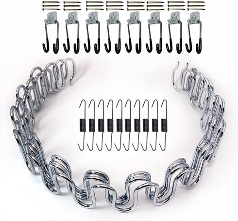 Kaupuar 21" Sofa Upholstery Spring Replacement Kit for Repair Couch Recliner Parts Chair fix Sagging seat
