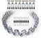 Kaupuar 21" Sofa Upholstery Spring Replacement Kit for Repair Couch Recliner Parts Chair fix Sagging seat