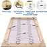 Kaupuar 21" Sofa Upholstery Spring Replacement Kit for Repair Couch Recliner Parts Chair fix Sagging seat