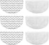 Mr.ZZ 6pk Steam Mop Pads for Bissell Replacement/Washable/Reusable Compatible with Bissell Steam Mop 1940 1440 1544 1806 2075 Series,Model 19402 19404 1940