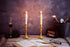 Sziqiqi Gold Candlestick Holders Set of 2 Taper Candle Holders Deluxe Ornate Candle Holders for Shabbat Taper Candles, Candle Centerpiece, Wedding Candles, Christmas Candle 7.4inch