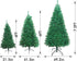 UHINOOS Artificial Christmas Tree, Christmas Full Tree with Metal Stand, Easy Assembly Unlit Christmas Tree (6FT)