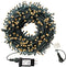 XTF2015 105ft 300 LED Christmas String Lights, End-to-End Plug 8 Modes Christmas Lights - UL Certified - Outdoor Indoor Fairy Lights Christmas Tree, Patio, Garden, Party, Wedding, Holiday (Warm White)