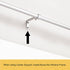 Kenney Adler 5/8" Indoor/Outdoor Rust-Resistant Wrap Around Curtain Rod, 48-84", Brushed Nickel