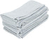 INFEI Narrow Striped Linen Cotton Dinner Cloth Napkins - Set of 12 (40 x 40 cm) - for Events & Home Use (Blue)