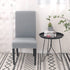 TMEOG 4/6Pcs Chair Cover Stretch Removable Washable Armless Dining Room Chair Protector Cover Seat Slipcovers Solid Color/Printed for Hotel,Ceremony,Banquet,Kitchen,Restaurant,Home