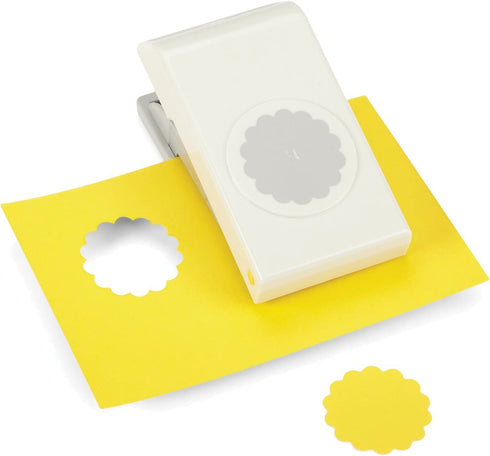 EK Tools Circle Punch, 1.50-Inch Scalloped Edge, New Package