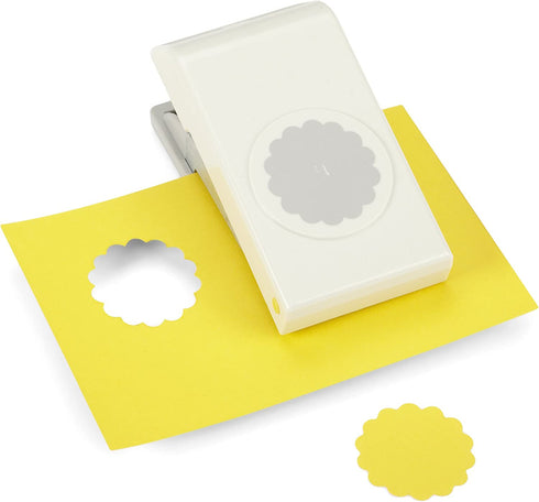EK Tools Circle Punch, 1.50-Inch Scalloped Edge, New Package