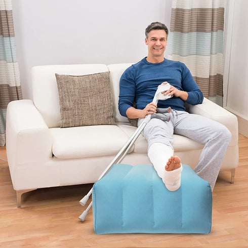 Leg Elevation Pillow,Inflatable Wedge Pillows for Leg & Back Discomfort-Improve Sleep Quality Promote Blood Circulation Reduce Swelling