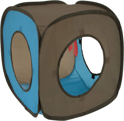 Kitty City Pop Open Rolling Cat Cube, Tunnel, Litter Box