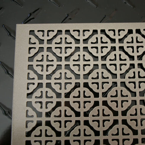 MD Building Products 57005 1-Feet by 2-Feet Satin Nickel Mosaic Aluminum Sheet