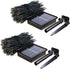 QINOL 2-Pack 200LED 72FT Solar Christmas Decorations Lights Green Wire String Mini Lights Outdoor, Waterproof 8 Modes Decorative Twinkle Lights for Xmas Tree (Purple)