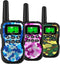 Huaker Kids Walkie Talkies,3 Pack 22 Channels 2 Way Radio Toy with Flashlight and LCD Screen,3 Miles Range Walkie Talkies for Kids Outside Adventures, Camping, Hiking