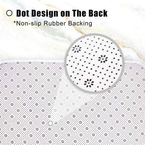 Aotenl Soft Comfort Flannel Bathroom Mats,Anti-Skid Absorbent Toilet Seat Cover Bath Mat Lid Cover,3pcs/Set Rugs-Cartoon, Ocean Mermaid, Animal Customization