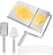 Cheese Slicer Stainless Steel,CANYUWCI Cheese Planer, Grater, Slicer Set with Accurate Size Scale, 5 Replaceable Wires Cheese Cutter, Butter, Half-Hard & Soft Food