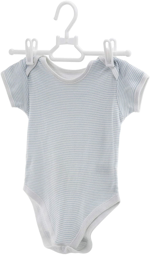 HANGERWORLD 11.8inch Kids Toddler Baby Pant and Skirt Hangers with Clips Swivel Hook (10 Pack, White)