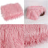 4 Pcs Newborn Photography Props Outfits- Baby Long Ripple Wrap and Toddler Swaddle Blankets Photography Mat with Cute Headbands for Infant Boys Girls(0-12 Months) (Pink)