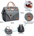 Lekesky Lunch Bag for Women Insulated Lunch Box Leakproof Lunchbox for Adult Work, Grey