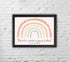 Herzii Prints Maya Angelou Quotes Wall Art Rainbow Decor - Boho Classroom Rainbow Decor, Inspirational Quotes Wall Art, Neutral Rainbow Decor Try To Be A Rainbow Quote Nursery Posters (14x11 UNFRAMED)