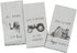 Kay Dee Designs Farmers Market Assorted Set Flour Sack Towels, Set of 3