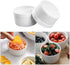 4 OZ Ramekin Bowls,WERTIOO 12 PCS Ramekins for for Baking and Cooking, Oven Safe Sleek Porcelain Ramikins for Pudding, Creme Brulee, Custard Cups