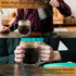 8 oz Double Walled Insulated Glasses Coffee Mug with Handle, Espresso Mugs(Pack of 2), Glass Coffee Mugs for Americano, Latte, Beverage, Cappuccino, Espresso