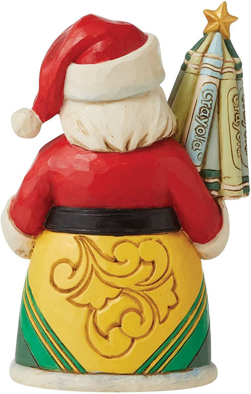 Enesco Crayola by Jim Shore Crayola Santa Mini Figurine