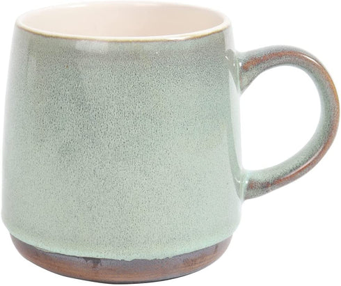 LMYFFF Large Ceramic Coffee Mug,21 Oz, Green Big Tea Cup for Office and Home, Dishwasher and Microwave Safe€¦
