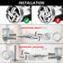 Meat Grinder Blade Food Grinding Blade Stainless Steel Knife Cutter Replacement for Size 5 Meat Grinder Stand Mixers Accessories (4)