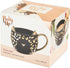Pinky Up Chloe Leopard Cat Mug, 12 Oz Coffee Cup, Tea Kettle Accessory, Ceramic Black with Metallic Leopard Finish