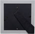 Gallery Solutions Wall Mount Double Mat Picture Frame, 8" x 8" with Mat or 12" x 12" Without Mat, Gray/White