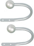 Kenney Ball End Window Curtain Holdback Pair, Antique Pewter