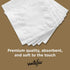 Vanity Fair Entertain Paper Napkins, 320 3-Ply Disposable Napkins, Dinner Size (8 packs of 40 Napkins)