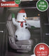 Gemmy Car Buddy Inflatable Snowman Airblown Inflatable Car Decoration for Use in Car Only, white, I-9