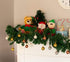 PiuPiu Christmas Garland Decorations Greenery Tree Branch Christmas Wreath Mantle Decoration for Outdoor Indoor 280 Branches,9 Feet
