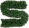 PiuPiu Christmas Garland Decorations Greenery Tree Branch Christmas Wreath Mantle Decoration for Outdoor Indoor 280 Branches,9 Feet