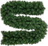 PiuPiu Christmas Garland Decorations Greenery Tree Branch Christmas Wreath Mantle Decoration for Outdoor Indoor 280 Branches,9 Feet