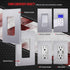 ENERLITES Elite Series Screwless Decorator Wall Plate Child Safe Outlet Cover, Gloss Finish, Size 1-Gang 4.68" H x 2.93" L, Unbreakable Polycarbonate Thermoplastic, SI8831-SV-10PCS, Silver (10 Pack)