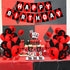 JUZIPI Harly Quinn Birthday Party Decorations Supply Accessories Bunting Banner Balloon Cute and Lovely Birthday Decorations Garland Set for Kids Children Boys and Girls