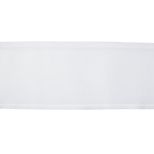 AirflowBaby Essential Mesh Crib Liner Essential Collection White 9? Fits Full-Size Four-Sided Slatted and Solid Back Cribs Anti-Bumper